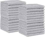 Toallas de Algodón 24 Unidades Gris 30x30cm por $338 | Amazon