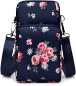 Small Blue Floral Crossbody Bag via Amazon Haul