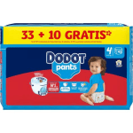 DODOT Pants Pañal‑Braguita 9‑15 kg Talla 4 43 uds por 10,47€