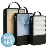 RENALUX Koffer Compressie Organizer Set - Zwart voor e16,10