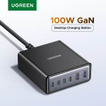 UGREEN 100W 65W GaN cargador 6 en 1 por $359 en AliExpress