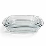 Duralex Ovenchef service 3 pièces Plats Rectangulaires pour 13€ chez Duralex