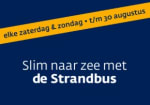 Gratis met Strandbus naar kust van Zandvoort of Bloemendaal vanaf EXPO in Vijfhuizen