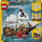 LEGO Creator 3-en-1 Bateau pirate mythique 31387 à 59,99€ chez Amazon