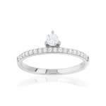 Bague argent 925 et zirconias pour 29,30€ chez MATY