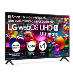 TV LED 55" LG 55UA75006LA, UHD 4K, Procesador Inteligente α7 AI por 299€