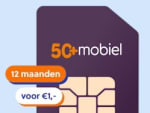 12 maanden Sim Only van 50+ Mobiel voor €1 per maand bij Mobiel.nl