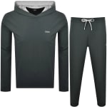 BOSS Mix And Match Hooded Tracksuit Khaki, L - XXL