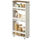 Vasagle Carrito De Almacenaje Delgado De 4 Niveles por 28.54€