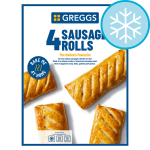 Greggs 4 Sausage Rolls 427g for £2.65 at Tesco