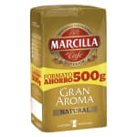 Café molido natural o mezcla Gran Aroma Marcilla 500 g por 3,94€ en Carrefour