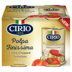 Cirio 4 x 400g Finely Chopped Tomatoes - Nectar Price