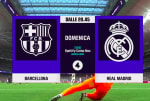 El Clásico Barcelona Real Madrid en Rete 4 gratis
