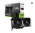 ASUS Dual GeForce RTX 5060 OC Edition Tarjeta Gráfica 8GB GDDR7 Reflex 2 RTX AI DLSS4