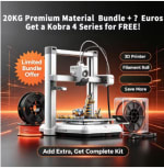 Anycubic Kobra 4 3D-printer + 20kg PLA voor €266,69 bij AliExpress