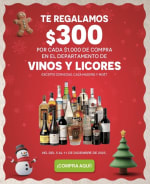 $300 de descuento en Vinos y Licores | La Comer Fresko y Sumesa