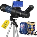 NATIONAL GEOGRAPHIC Telescopio 70/400 con App de realidad aumentada y mochila - CD