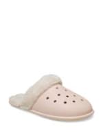 Crocs Classic Fuzz Scuff Slippers in Brown for £22