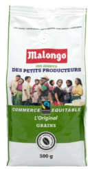 Sachet de 500g de Café en Grains 100 % Arabica Malongo Commerce Équitable à 10,35€