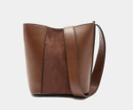 Parfois Bolso Bombonera contraste de texturas color camel por 9.99€