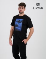 Camiseta para hombre de algodón Silver Beach por 3.99€