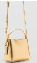 Bolso mini shopper metalizado por 13.99€
