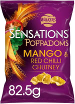Walkers Sensations Mango & Chilli Poppadoms 82.5g £1.12 with S&S
