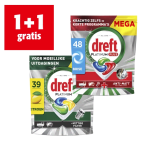 1+1 gratis op Dreft producten bij Collect&Go