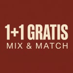 1+1 gratis op geselecteerde producten bij KookGigant