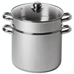 BAUMALU Couscoussier traiteur inox - 24 cm pour 19,90€ chez E.Leclerc