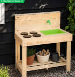 Houten modderkeuken met kraan voor €24,95