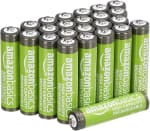 Amazon Basics - Paquete de 24 baterías NiMH AAA 850 mAh por $324.90 en Amazon