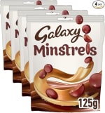 Galaxy Minstrels 125g Chocolate Pouches Pack of 4 for £4.92
