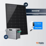 Kit Solaire Plug and Play 3000 Wc (5,76 kWh) pour 1.799,00€ chez KitSolaire Discount