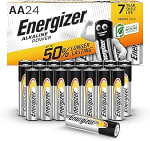 Energizer Alkaline Power Pilas AA (Paquete de 24) por 8.52€