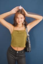 Crop top tirantes lurex HI&BYE por 2.99€