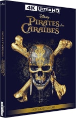 Coffret Pirates des Caraïbes - L'Intégrale (5 UHD 4K) pour 42,33€ chez Amazon