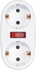 Simon Adaptador 2 Tomas Schuko con Interruptor On/Off por 3,10€ en Amazon