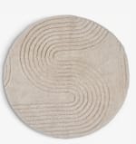 Alfombrilla de baño RYSSBY Ø70 natural por 11€