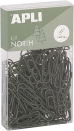 APLI 19977 - Clips de oficina metálicos 28 mm (140 unidades) por 0,85€ en Amazon