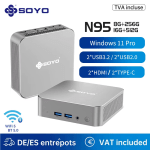 Mini PC SOYO M4 AIR Intel Alder Lake N95 8GB RAM DDR4 256GB SSD por 78,50€