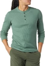 Amazon Essentials Men's Slim-Fit Waffle Henley Shirt for £4.08 at Amazon