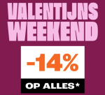 14% korting op alles bij Kwantum