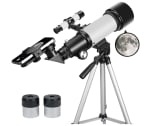 EACONN telescopio refractor de viaje 70 mm con trípode por 44,99€