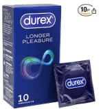 Boîte de 10 préservatifs Durex Longer Pleasure à 4,61€