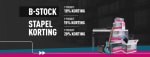 Tot 20% stapelkorting op B-stock producten bij BAX Music