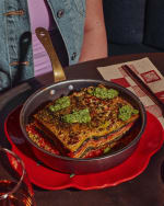 3,900 Free Six-Layer / Vegan Rainbow Lasagne (or +£3 All Out) when you buy a soft dr