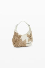Bolso apliques flores pequeño por 34.97€