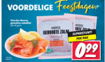 Gerookte zalm. 50g voor €1 bij de Nettorama
