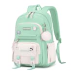 Mochila Escolar de 20L Tanou con Colgante y Chapas Personalizables por 19.99€